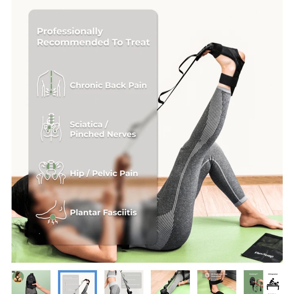 Flex strap stretching Aid